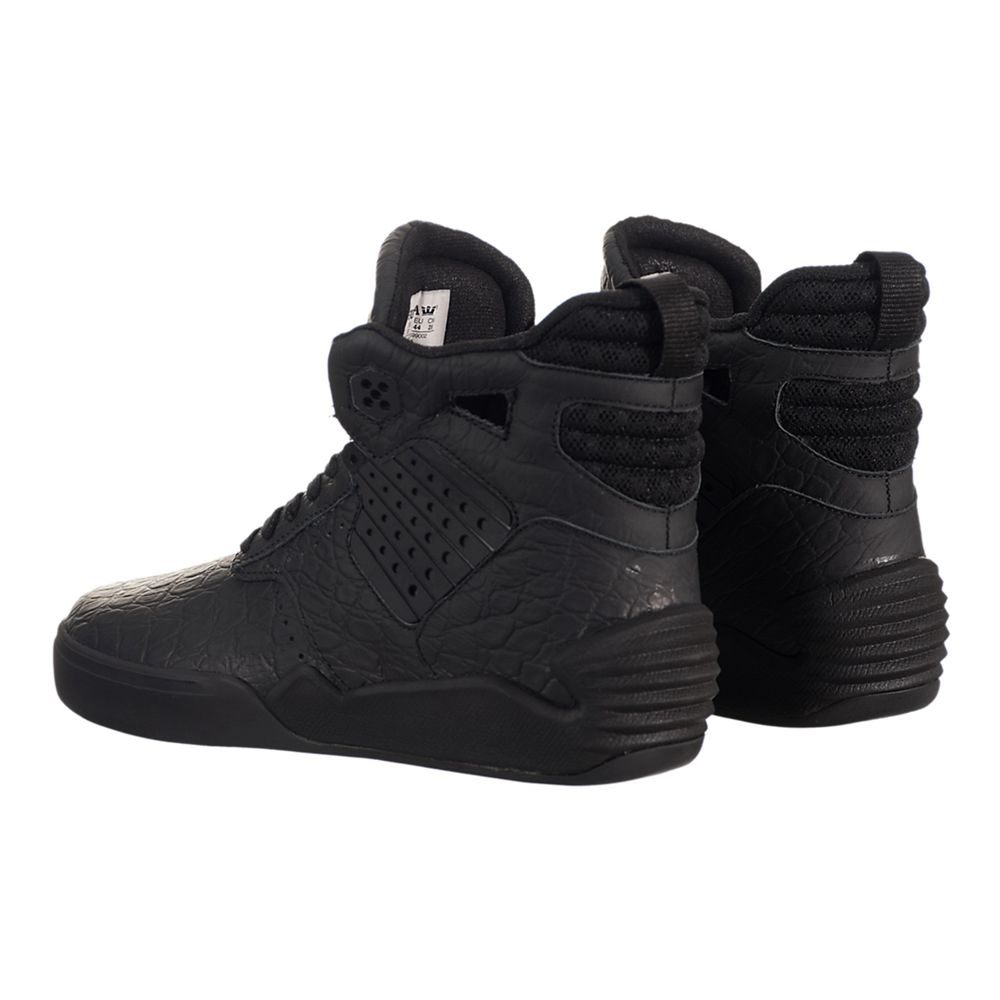 Baskets Montantes Supra SkyTop IV Noir Black/Black-Black Femme | XTY-24913516